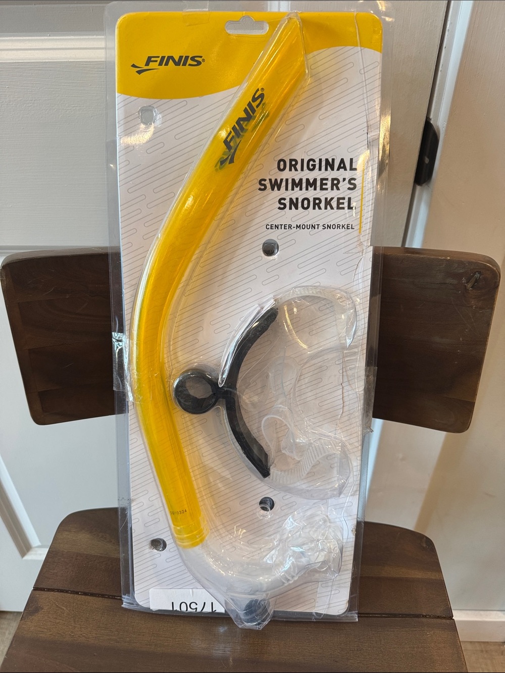 FINIS Original Swimmer's Snorkel Yellow Adult Size for Laps & Technique Training
